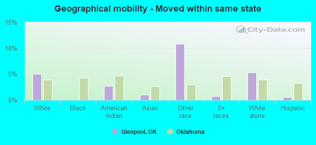 Geographical mobility -  Moved within same state