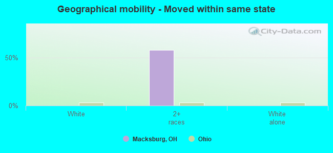 Geographical mobility -  Moved within same state