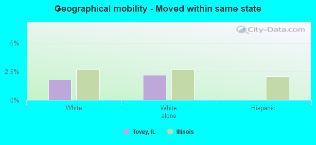 Geographical mobility -  Moved within same state