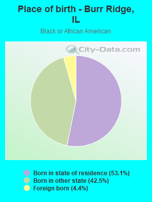 Place of birth - Burr Ridge, IL