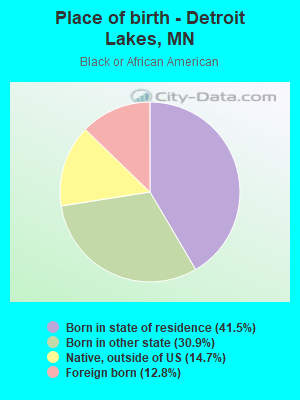 Place of birth - Detroit Lakes, MN