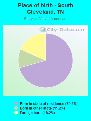 Place of birth - South Cleveland, TN