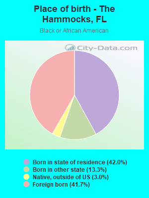 Place of birth - The Hammocks, FL