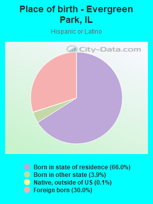 Place of birth - Evergreen Park, IL