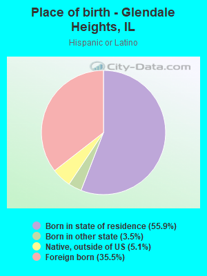 Place of birth - Glendale Heights, IL