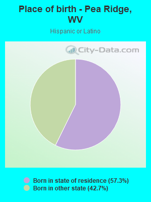 Place of birth - Pea Ridge, WV