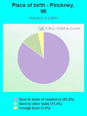 Place of birth - Pinckney, MI