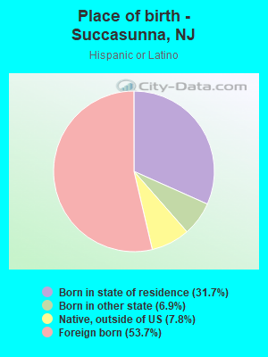 Place of birth - Succasunna, NJ