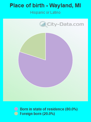 Place of birth - Wayland, MI