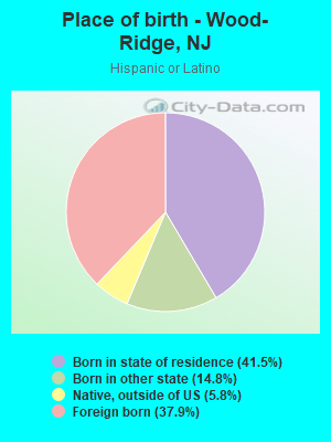 Place of birth - Wood-Ridge, NJ