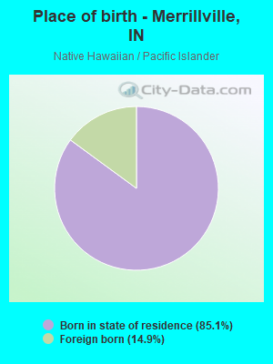 Place of birth - Merrillville, IN