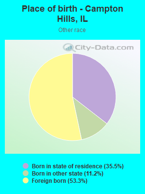 Place of birth - Campton Hills, IL