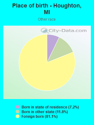 Place of birth - Houghton, MI