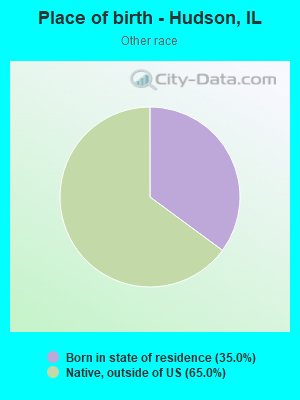 Place of birth - Hudson, IL