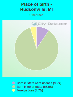 Place of birth - Hudsonville, MI