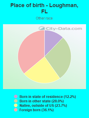 Place of birth - Loughman, FL