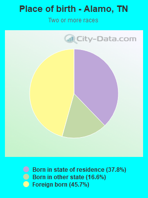 Place of birth - Alamo, TN