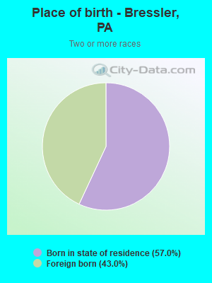 Place of birth - Bressler, PA