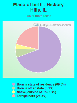 Place of birth - Hickory Hills, IL