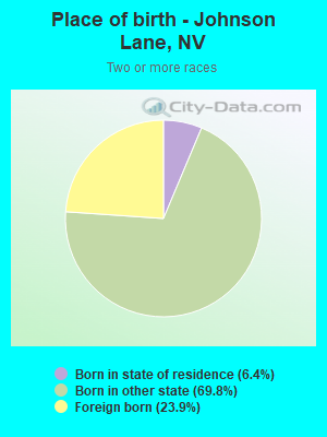 Place of birth - Johnson Lane, NV