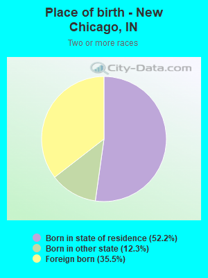 Place of birth - New Chicago, IN