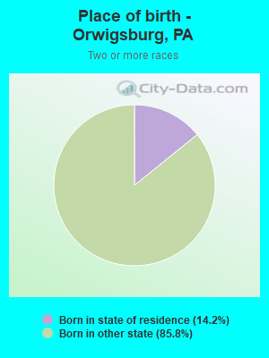 Place of birth - Orwigsburg, PA