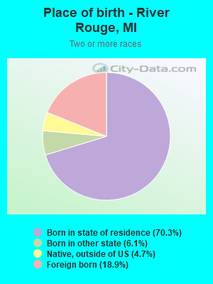 Place of birth - River Rouge, MI