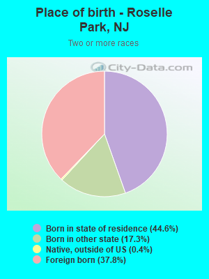 Place of birth - Roselle Park, NJ