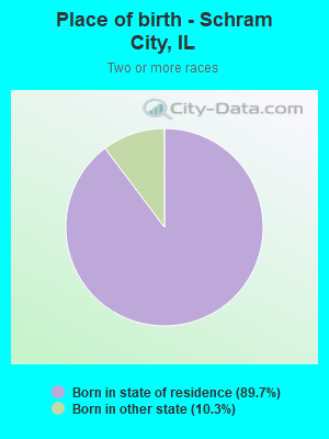 Place of birth - Schram City, IL