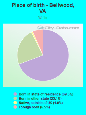 Place of birth - Bellwood, VA