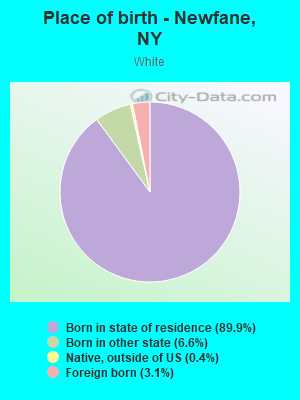 Place of birth - Newfane, NY