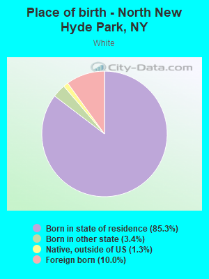 Place of birth - North New Hyde Park, NY