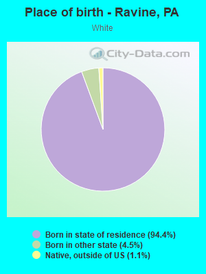 Place of birth - Ravine, PA