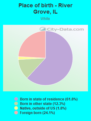 Place of birth - River Grove, IL