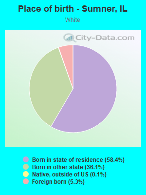 Place of birth - Sumner, IL