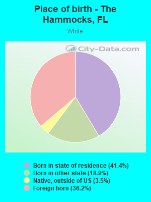 Place of birth - The Hammocks, FL