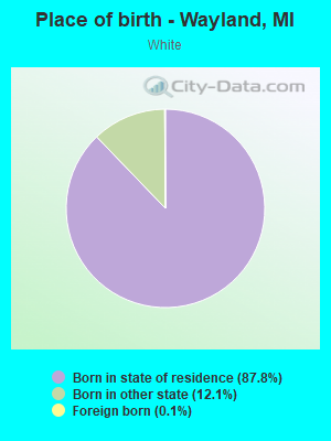 Place of birth - Wayland, MI