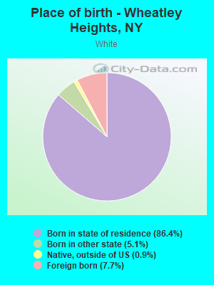 Place of birth - Wheatley Heights, NY