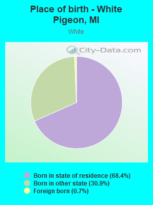 Place of birth - White Pigeon, MI