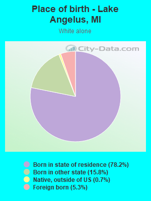 Place of birth - Lake Angelus, MI