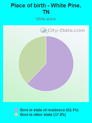 Place of birth - White Pine, TN
