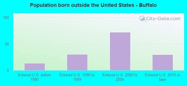 Population born outside the United States - Buffalo