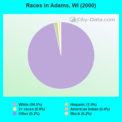 Races in Adams, WI (2000)