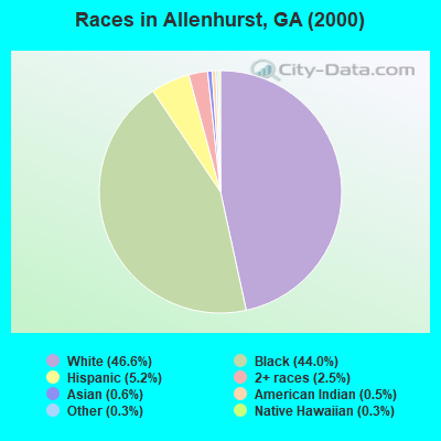 Races in Allenhurst, GA (2000)