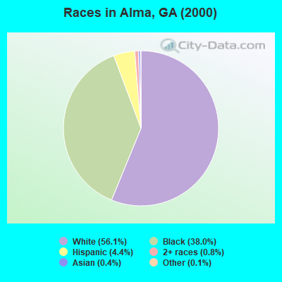Races in Alma, GA (2000)