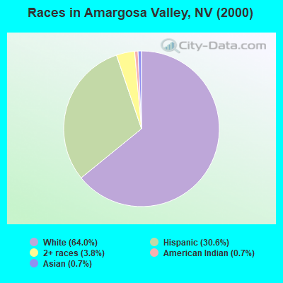 Races in Amargosa Valley, NV (2000)