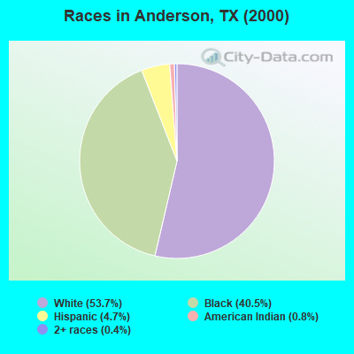 Races in Anderson, TX (2000)