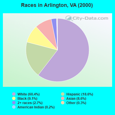 Races in Arlington, VA (2000)