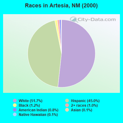 Races in Artesia, NM (2000)