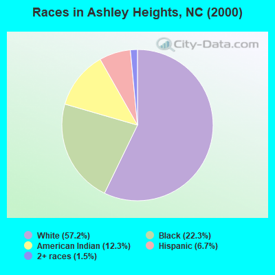 Races in Ashley Heights, NC (2000)